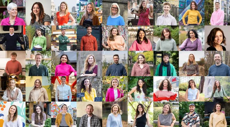 Montage of the Greenhouse Communications team