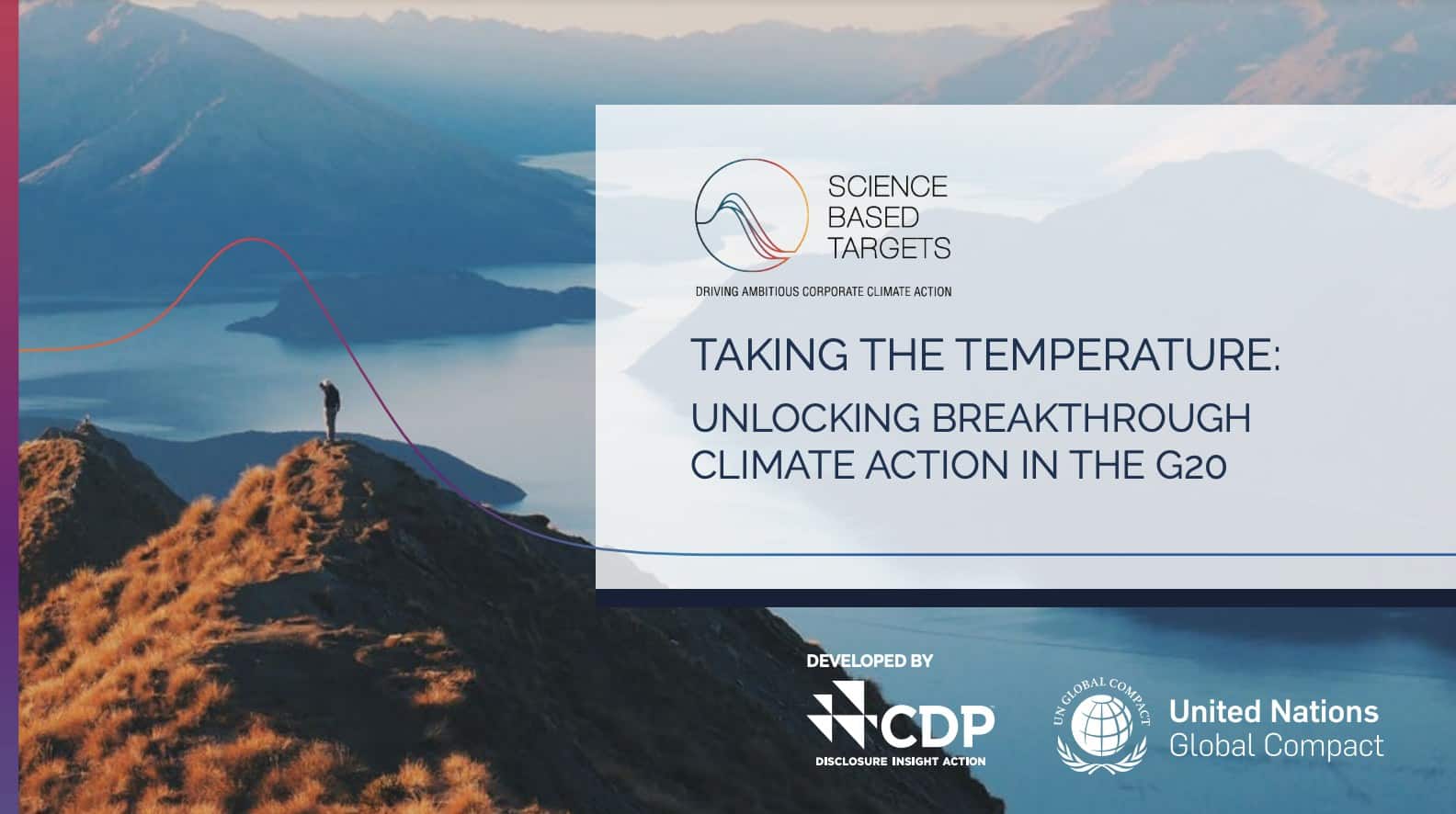 "Science Based Targets, Taking the temperature: unlocking breakthrough climate action in the G20."