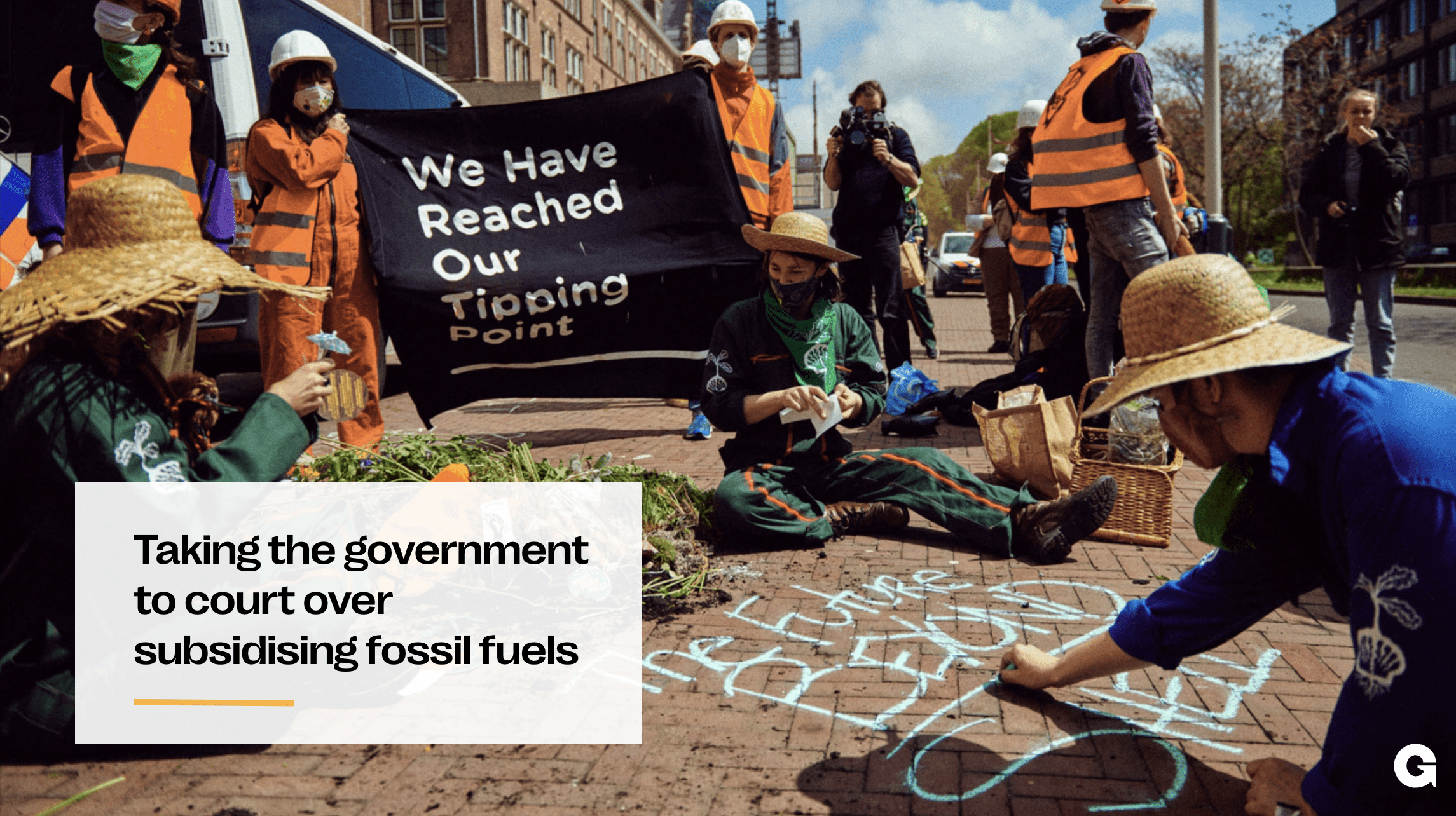 taking government to court for subsiding fossil fuels
