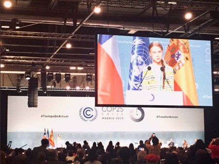 greta thunberg COP25 madrid un climate change conference